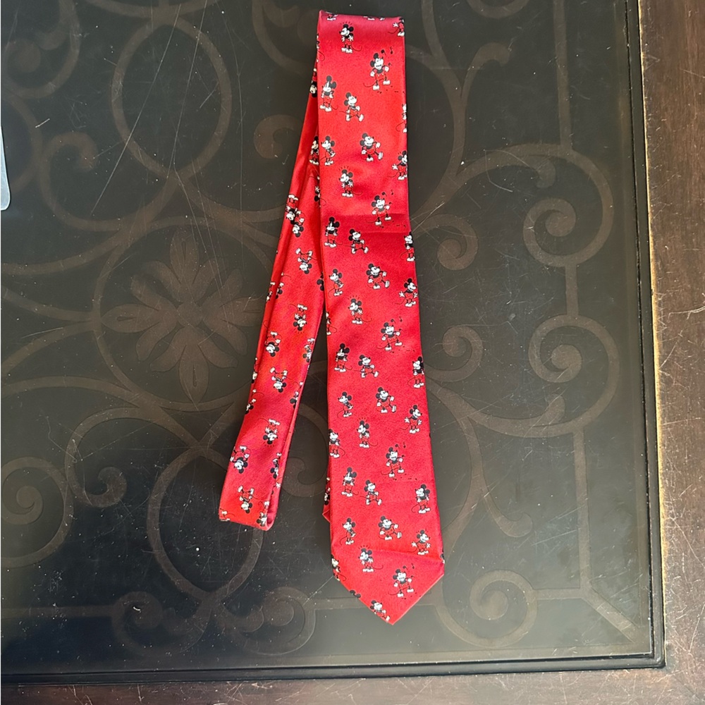 Walt Disney Neck Tie Mickey Mouse, 100% Silk